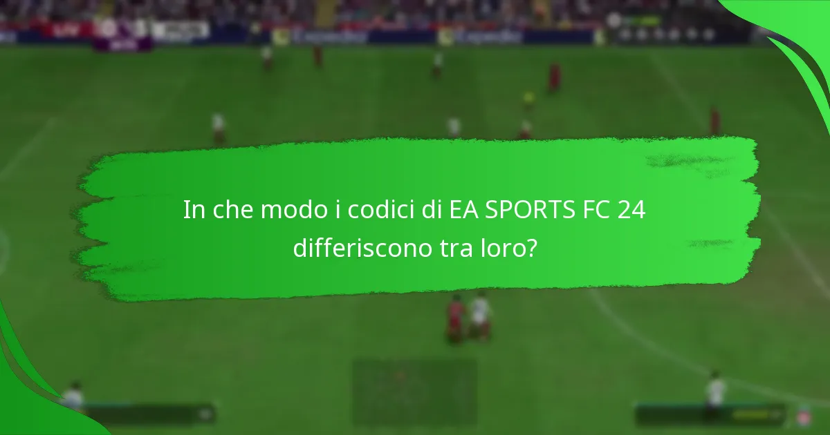 Quali piattaforme supportano i codici di EA SPORTS FC 24?